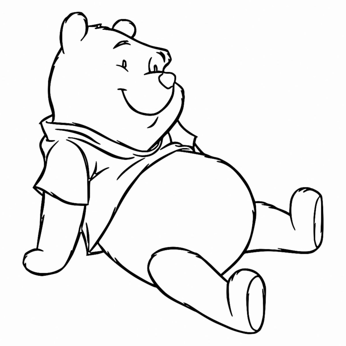 Винни пух контур