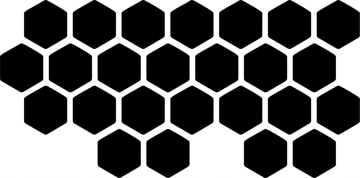 Фигурные этикетки соты