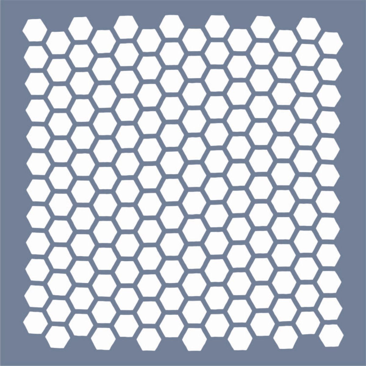 Трафарет соты для кожи