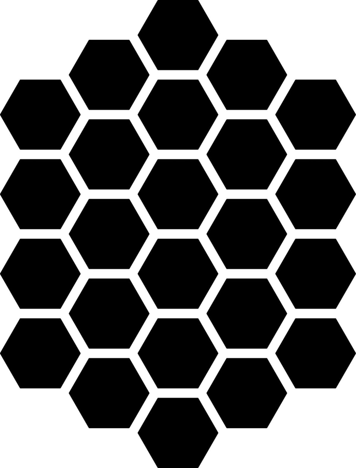 Соты трафарет на торт