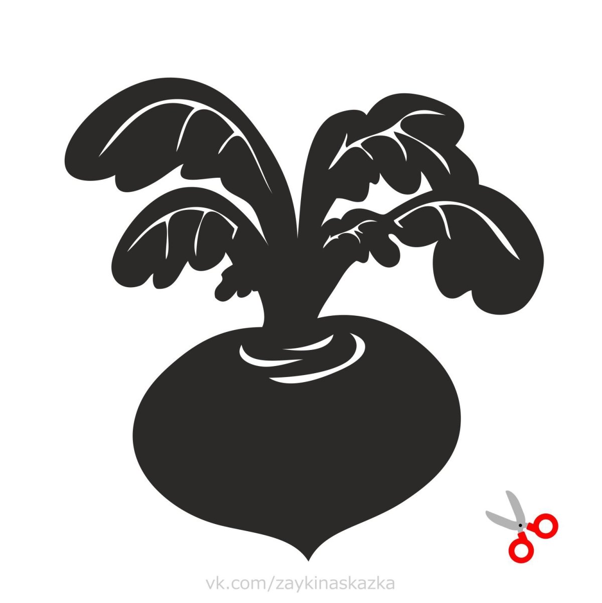 Театр теней: Репка (фигурки)