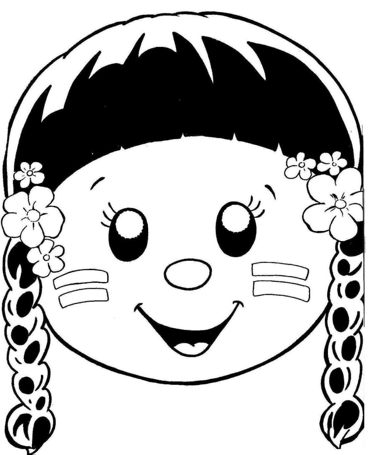 Маска Репка раскраска