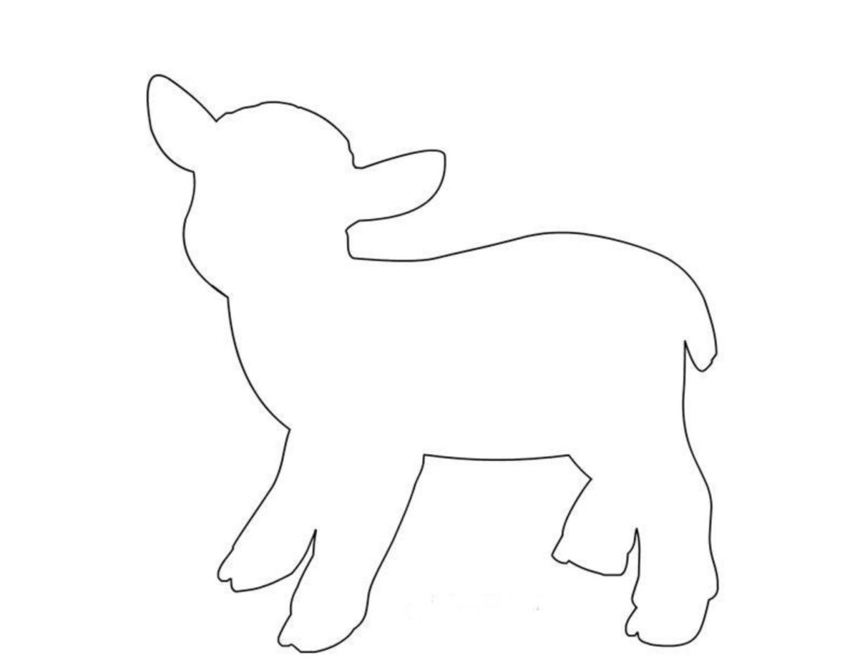 Контурные фигуры животных