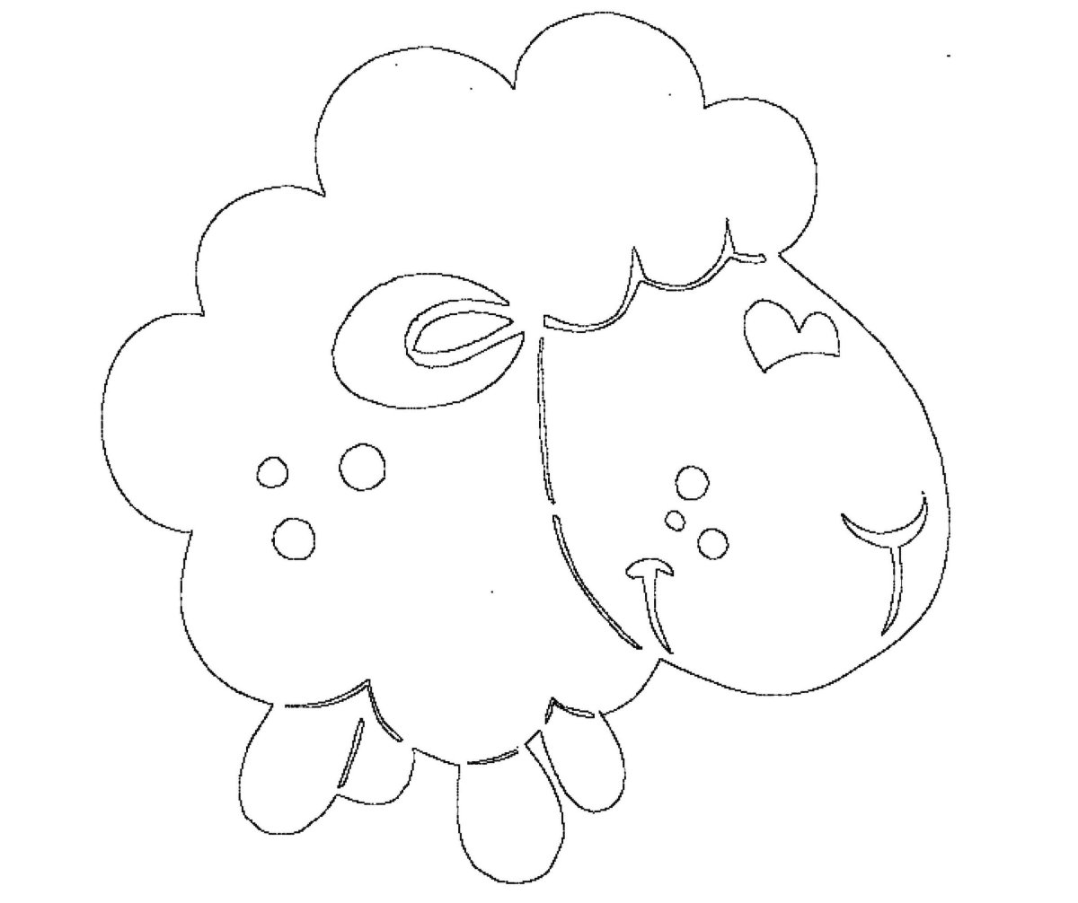 Вытынанка Овечка