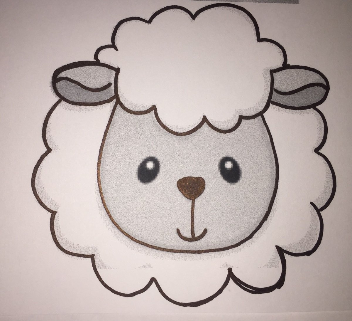 Мордочка для аппликации