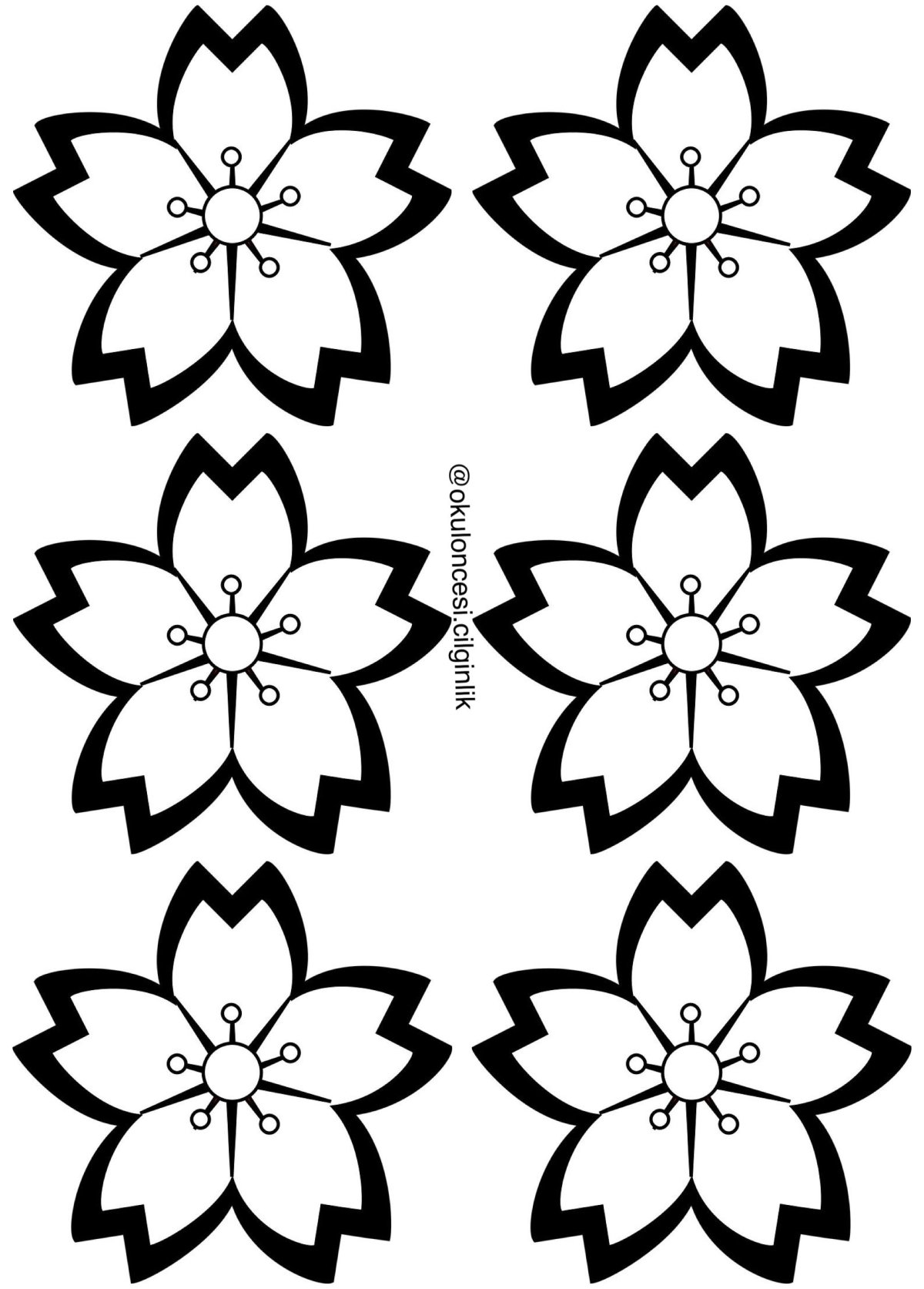 Трафарет "цветы"