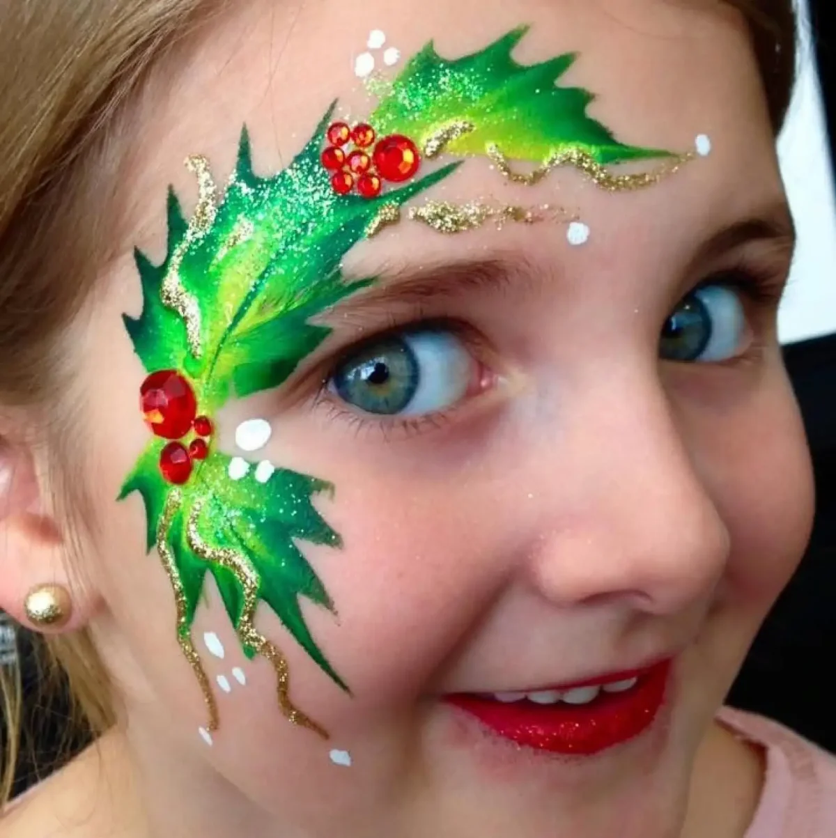 Грим на новый год для детей