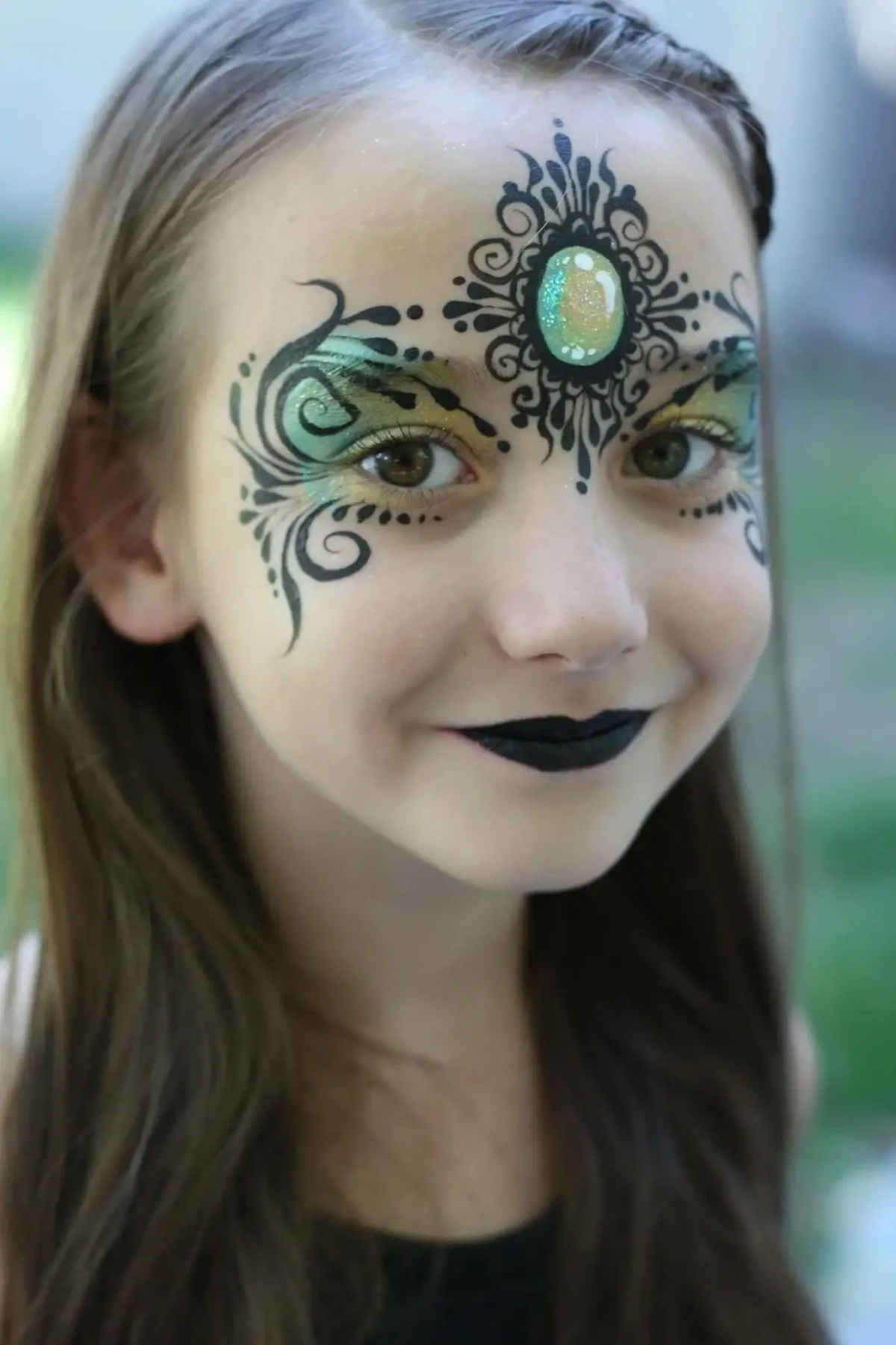 Аквагрим для девушек на лице