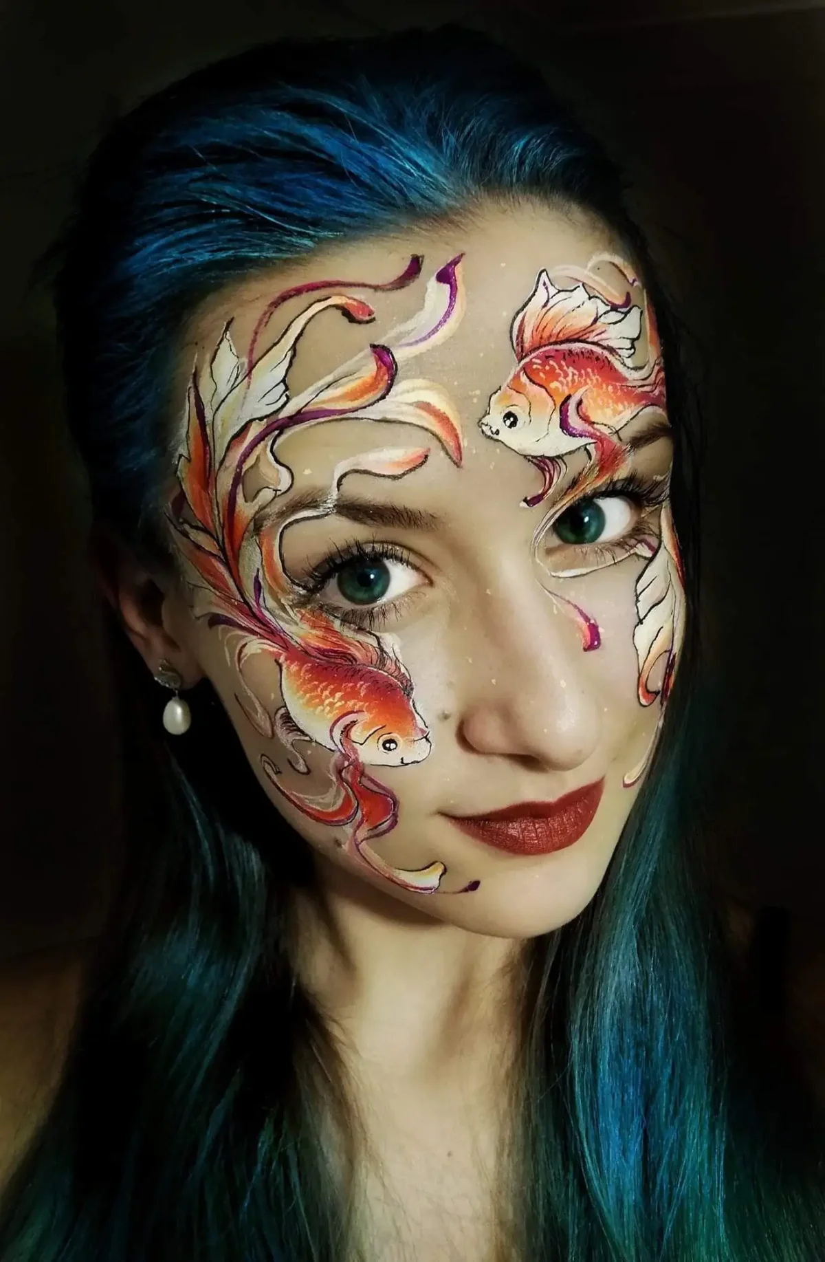 Грим на лице