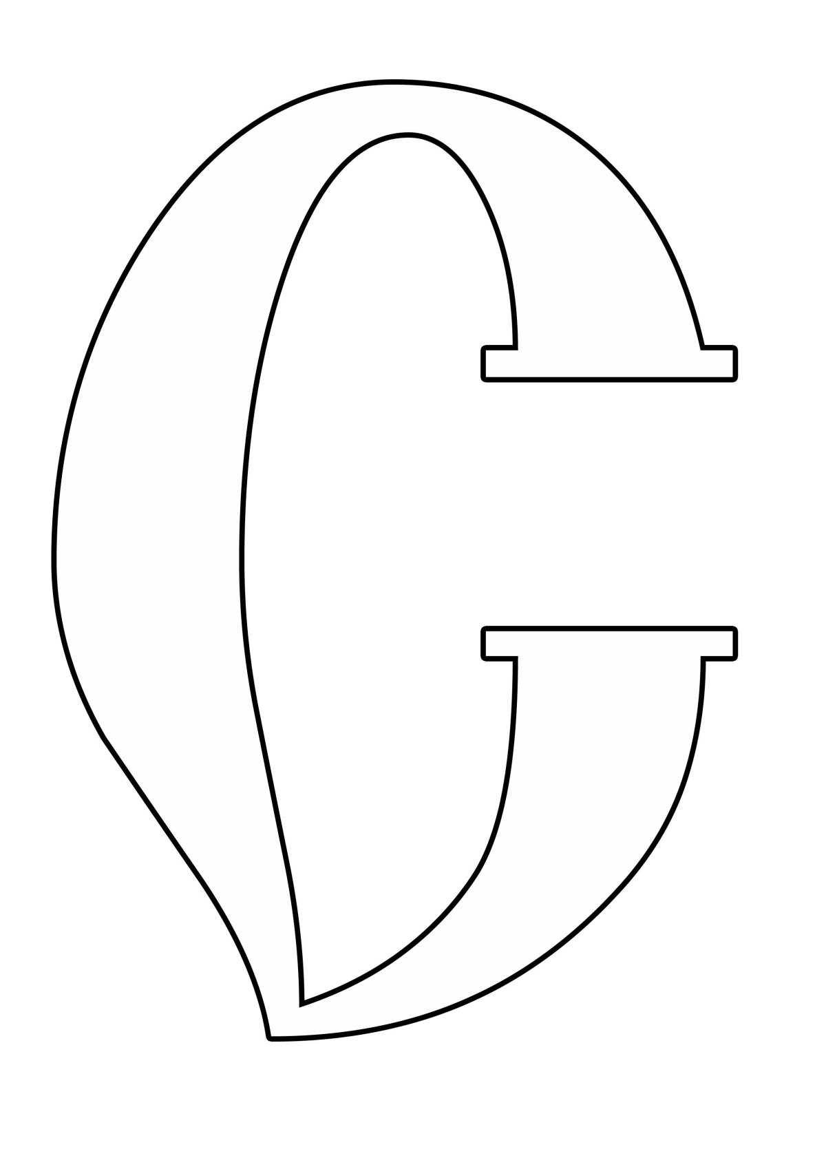 Трафарет букв