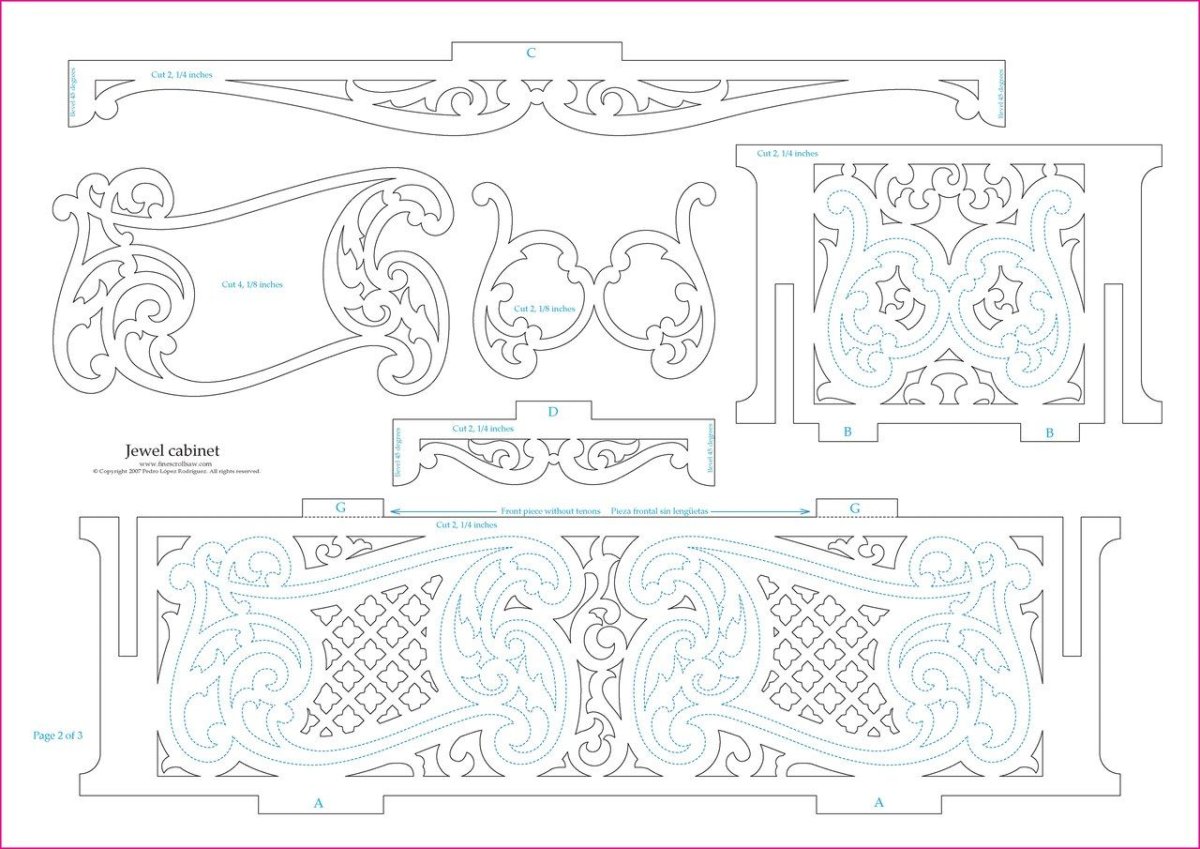 Чертежи для лазерного станка по дереву