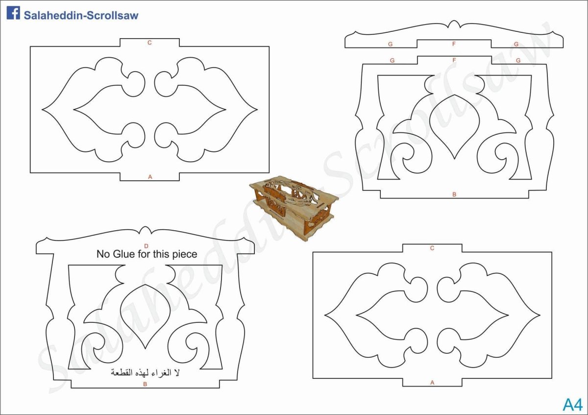 Чертежи шкатулок из фанеры для выпиливания