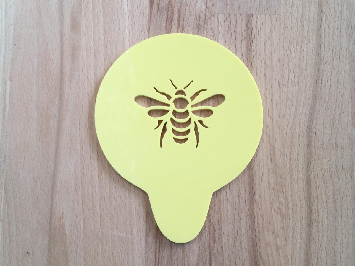 Трафарет пчелы для торта