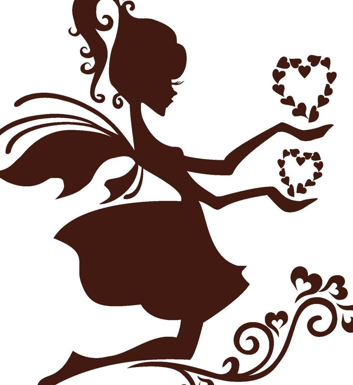 Силуэт девушки