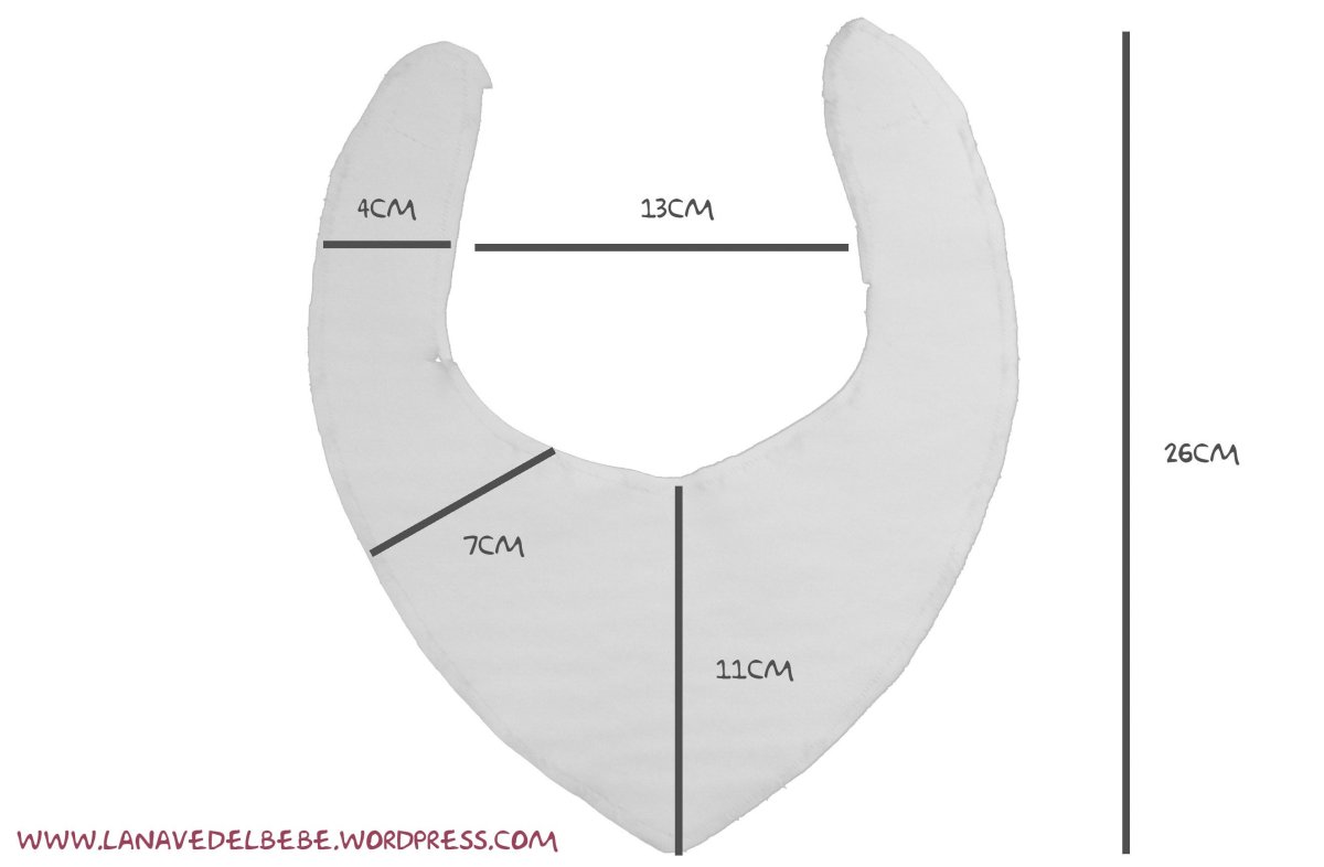 Слюнявчик трафарет