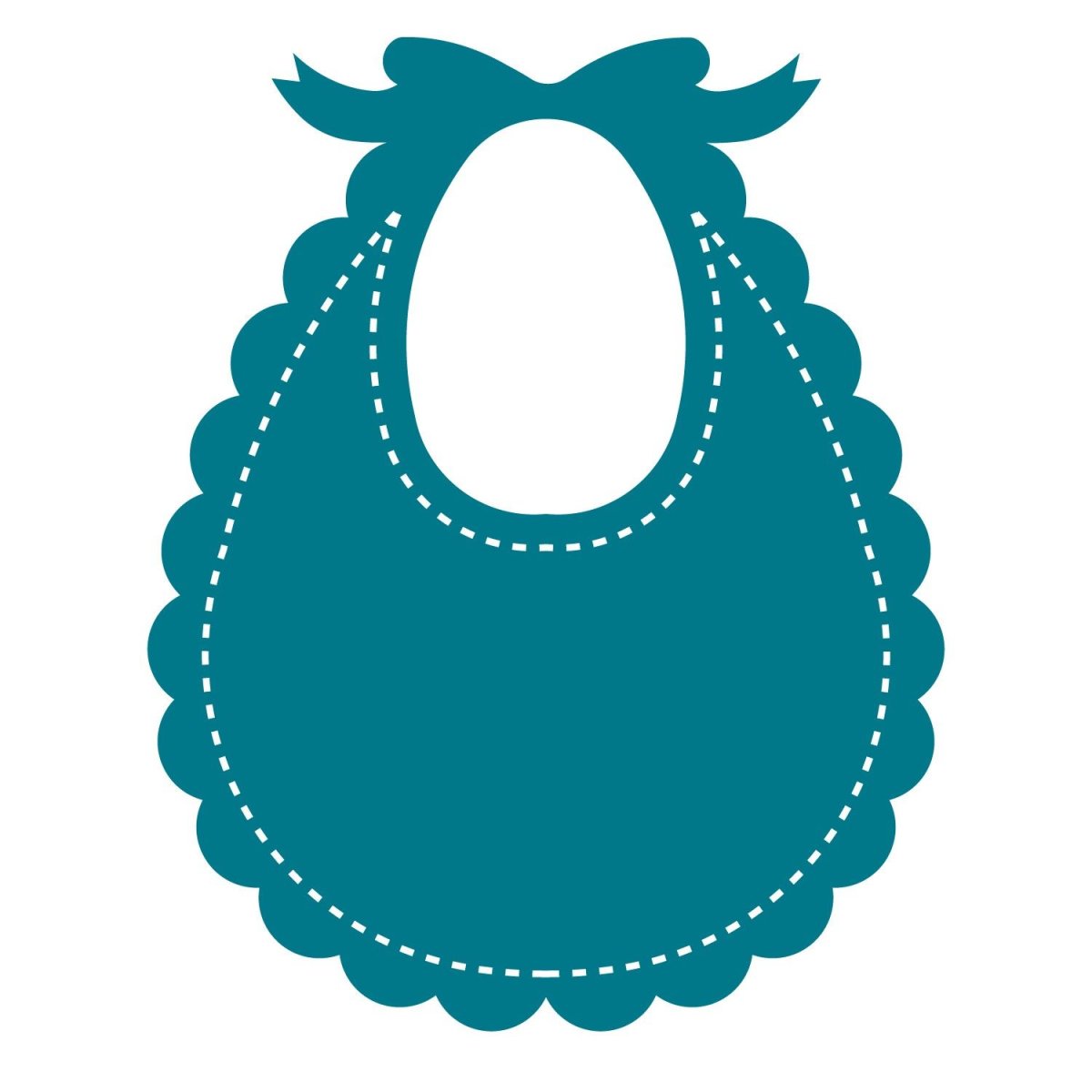 Нагрудник контурное изображение для детей