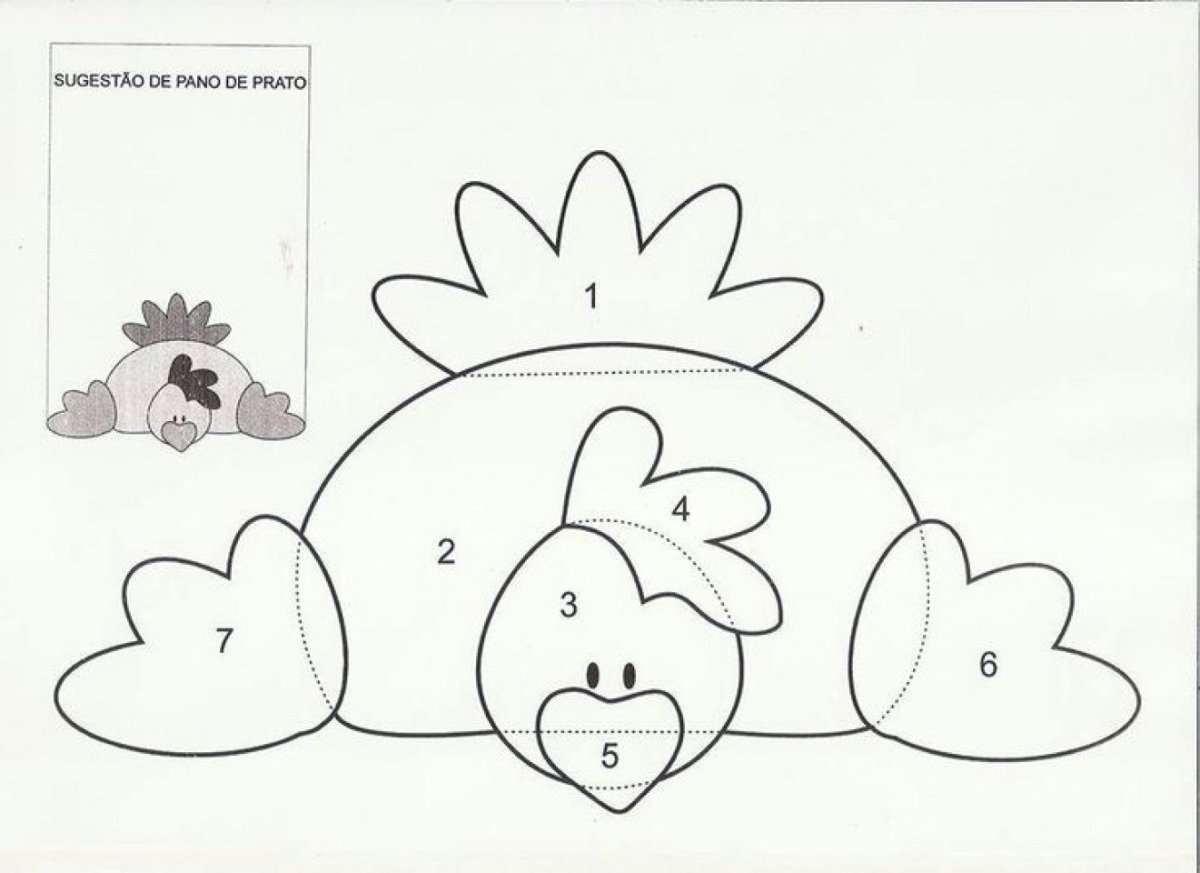 Трафареты для аппликаций на ткани