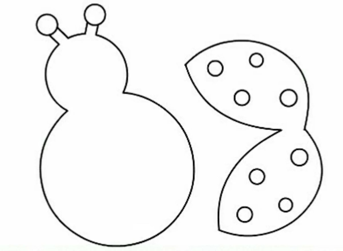 Трафареты для аппликации для детей