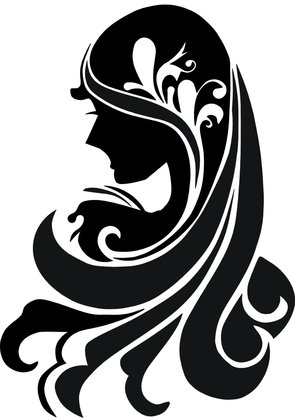 Акустическая гитара силуэт