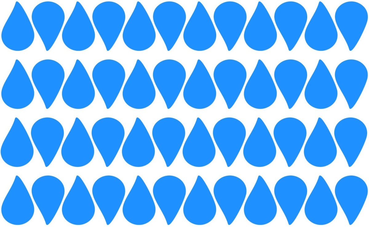 Трафарет капельки