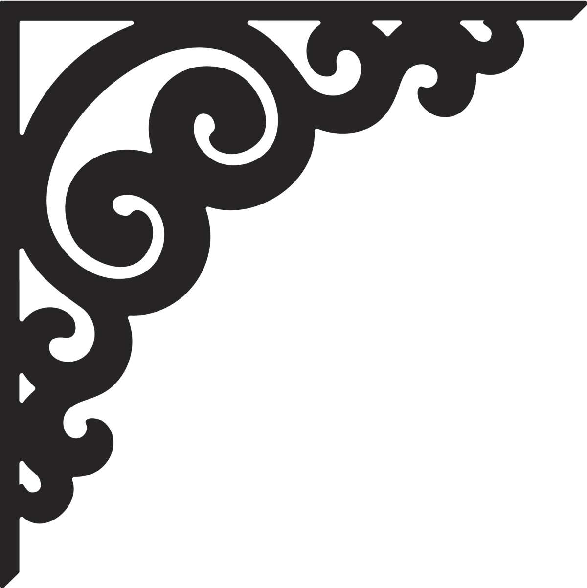 Узор уголок