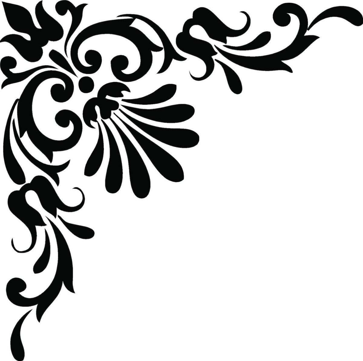 Тувинские узоры угловые трафареты