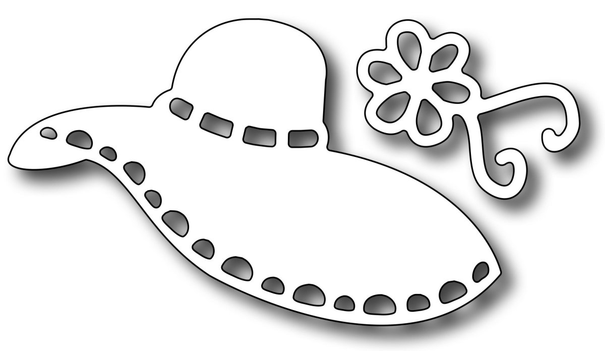 Аппликация шляпка