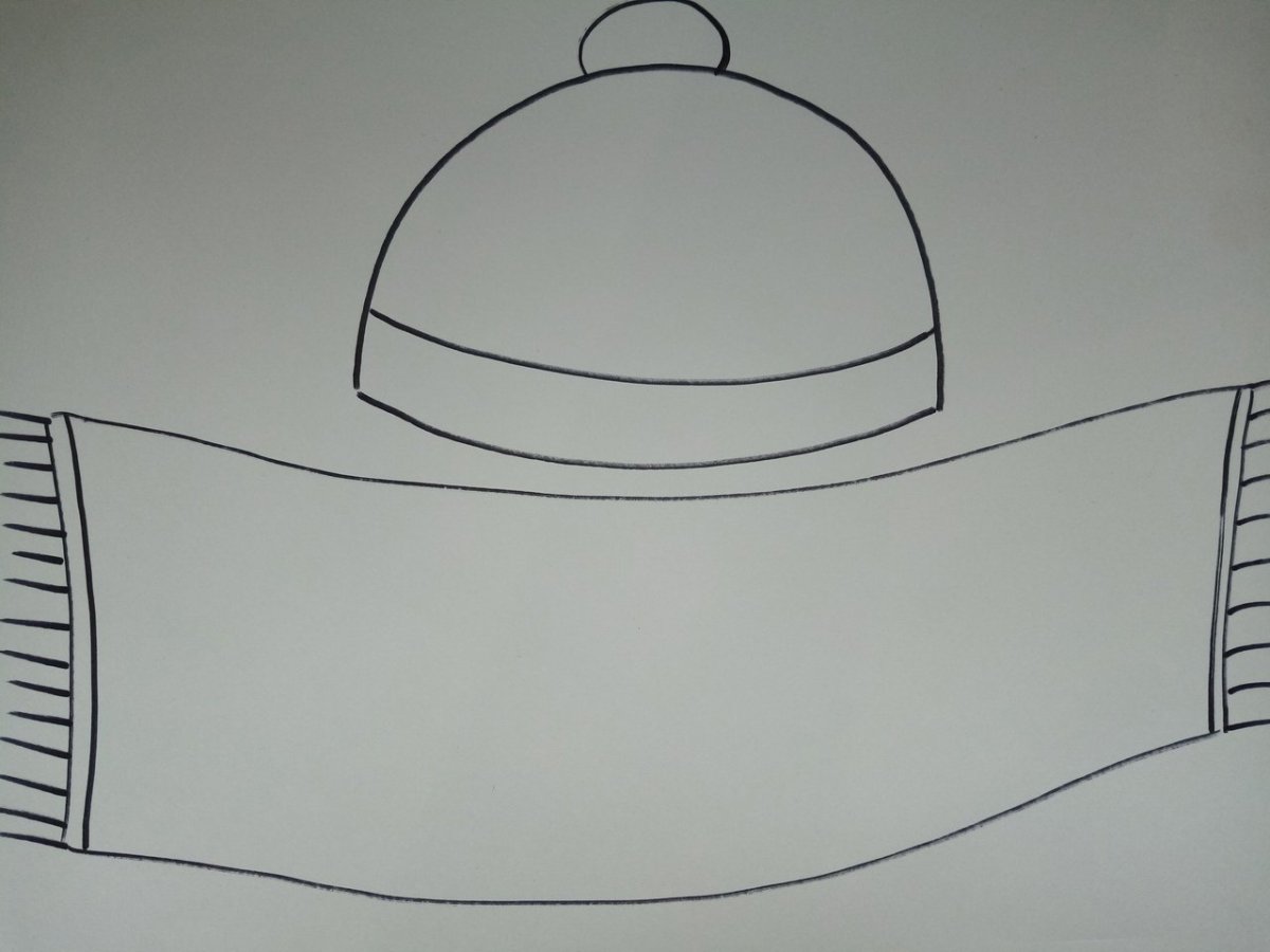 Шапка раскраска