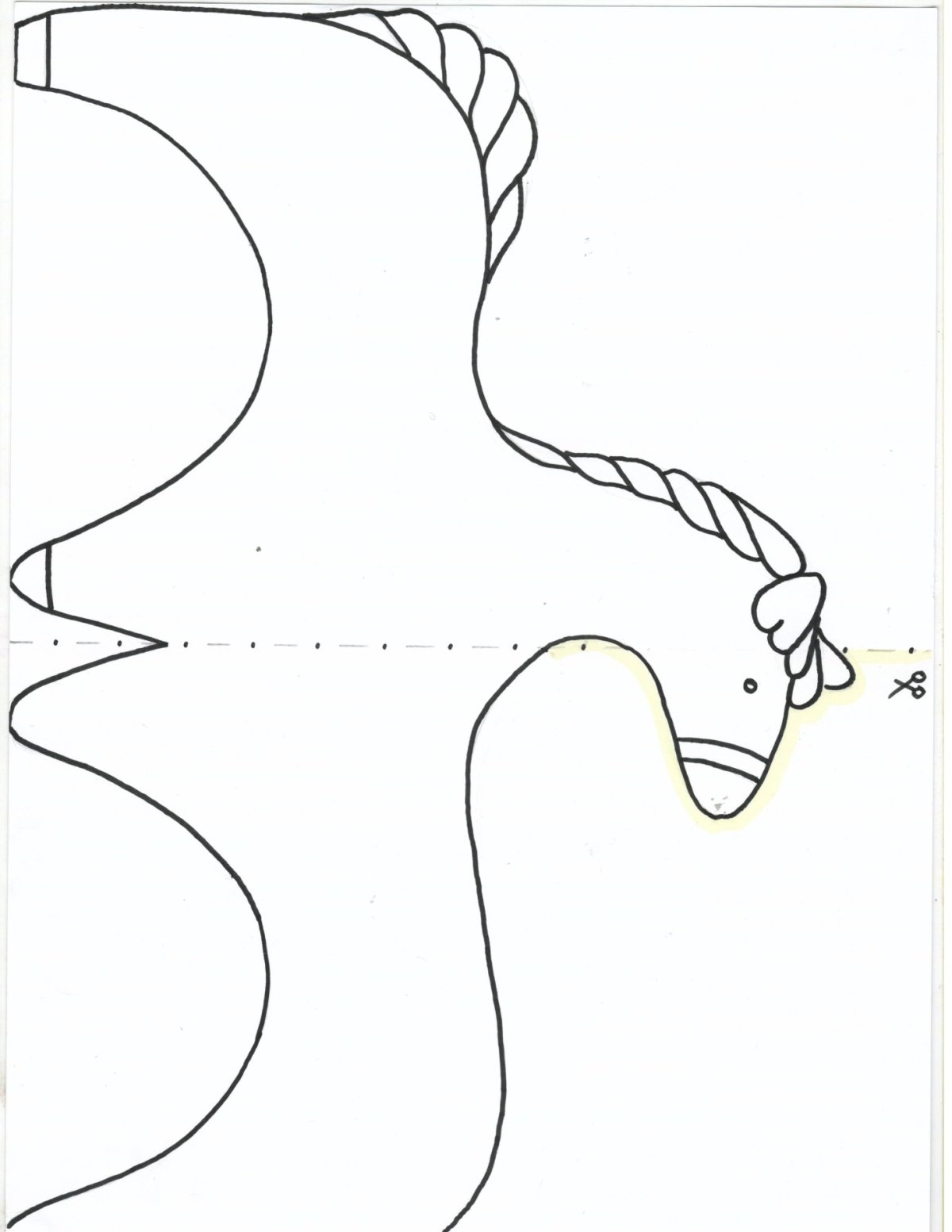 Дымковский индюк конструирование