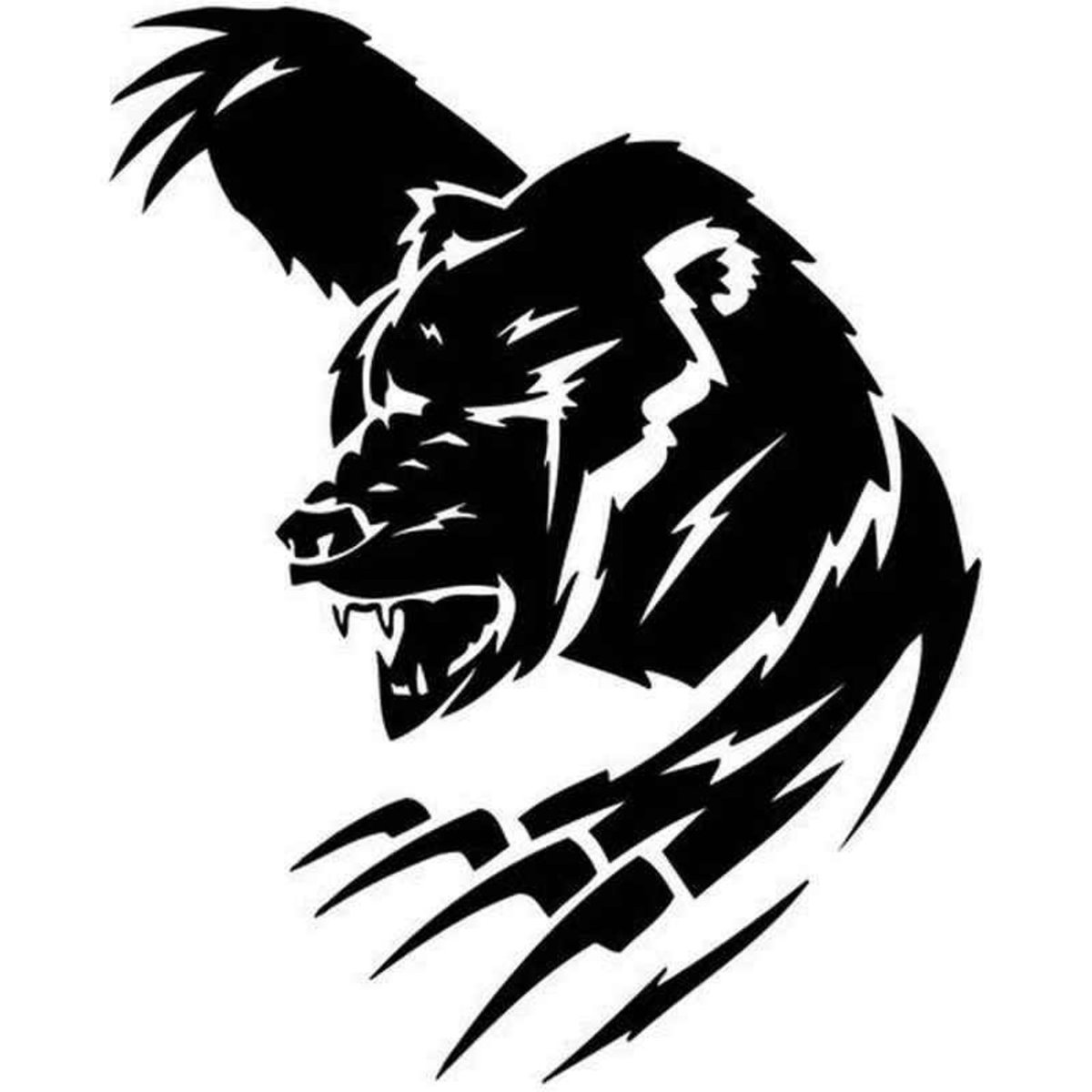 Наклейки на авто тигр