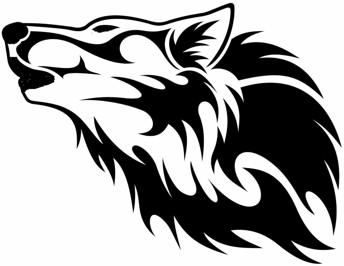 Череп с узорами