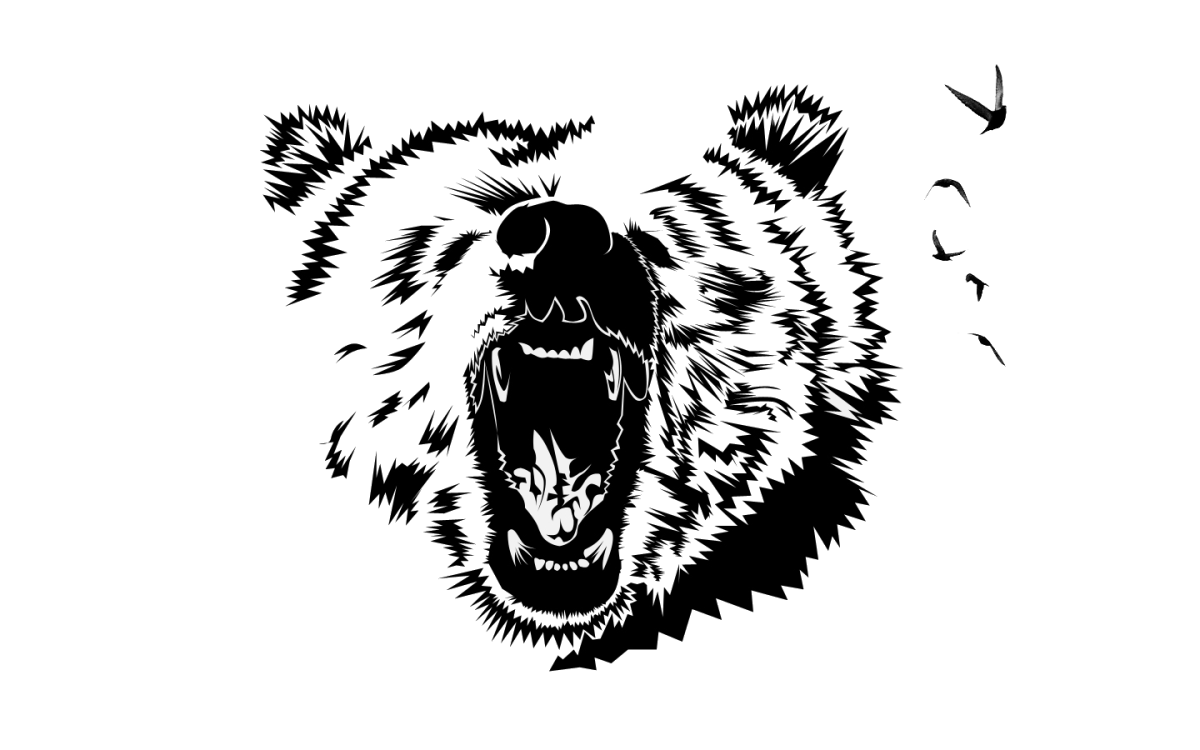 Наклейки черно белые Веном