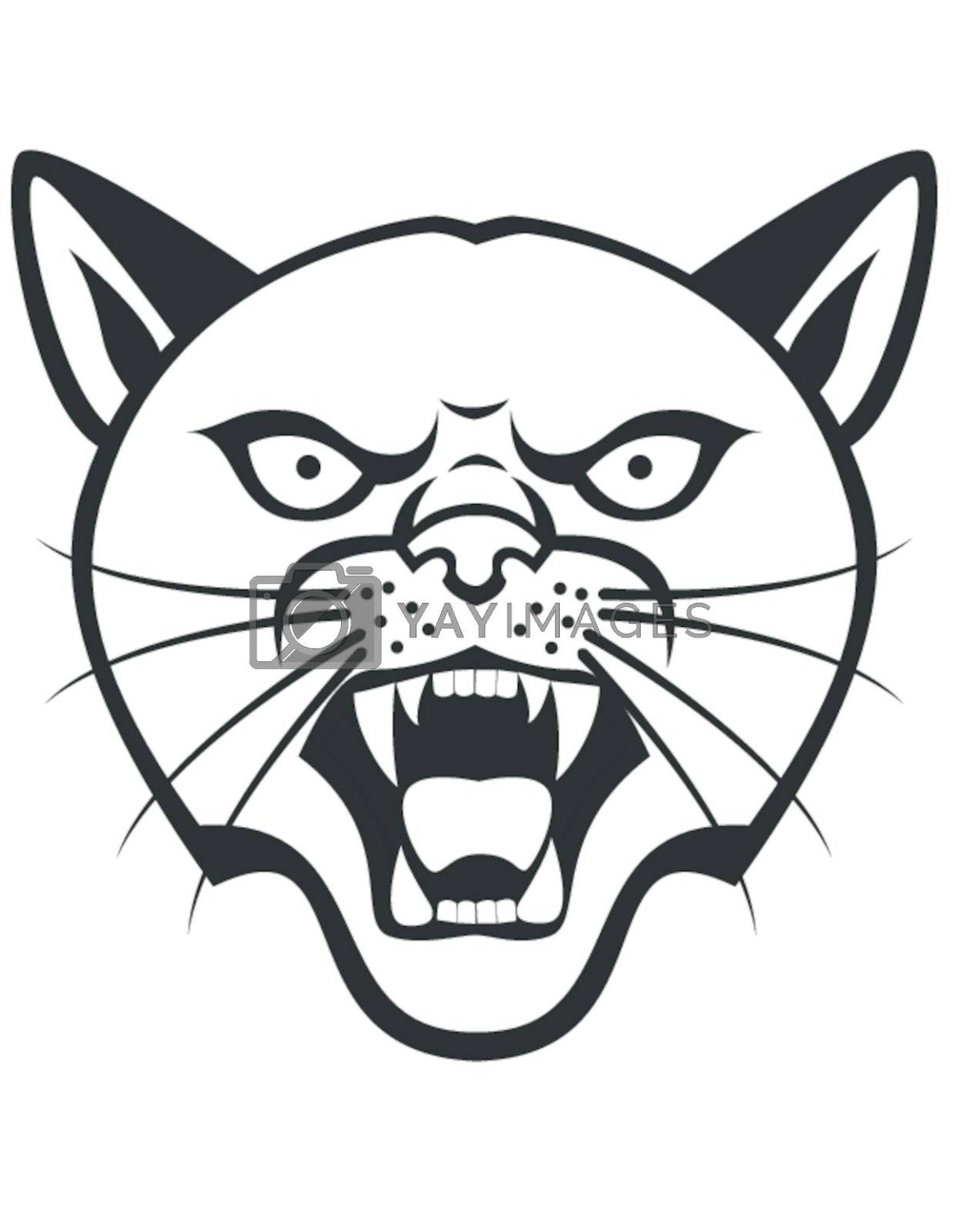 Логотип волк мультяшный