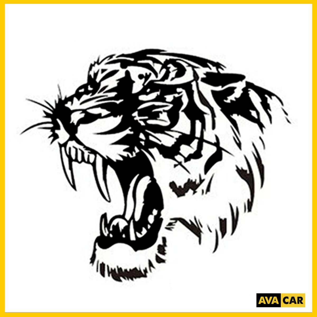 Тату тигр трайбл