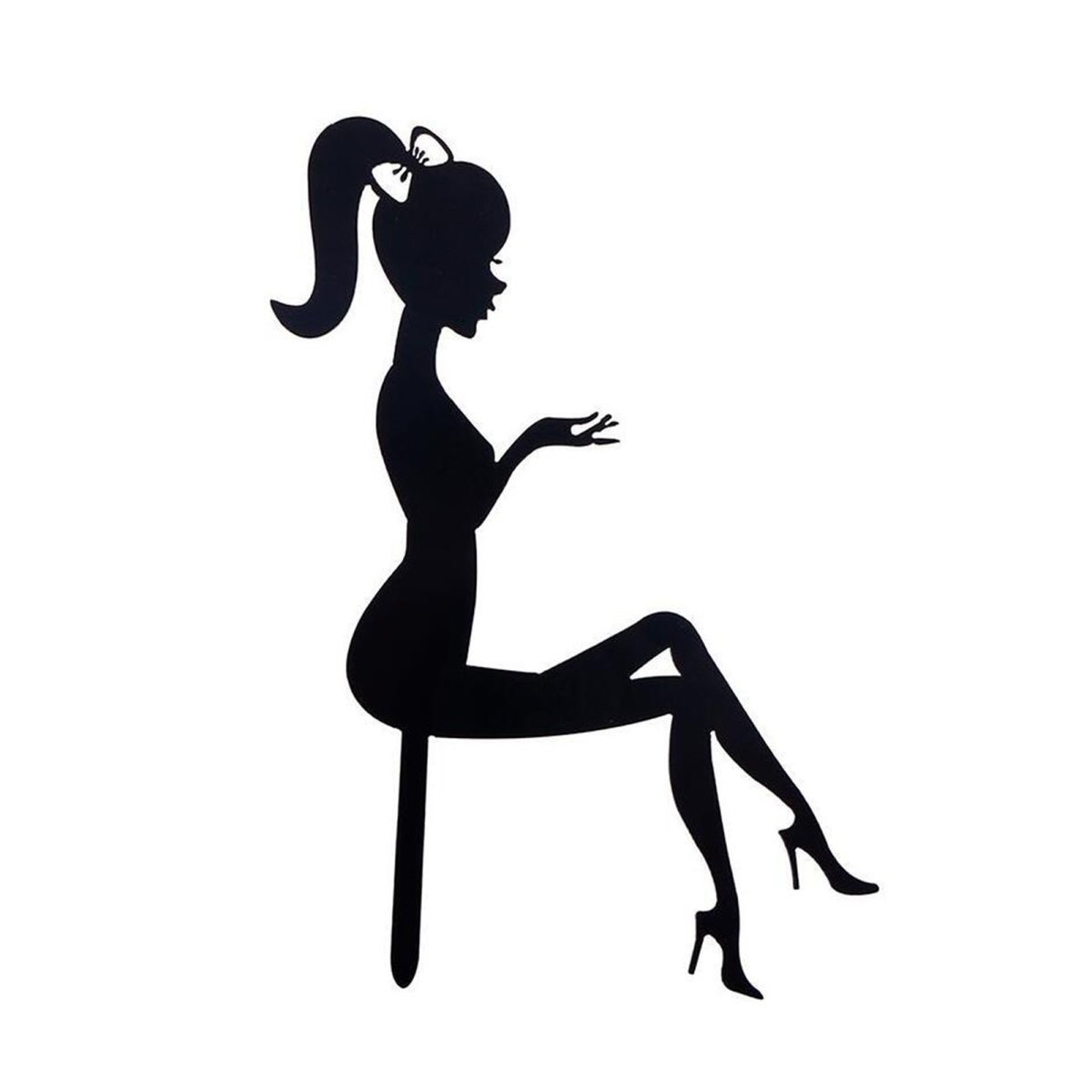 Торт с девушкой Топпер