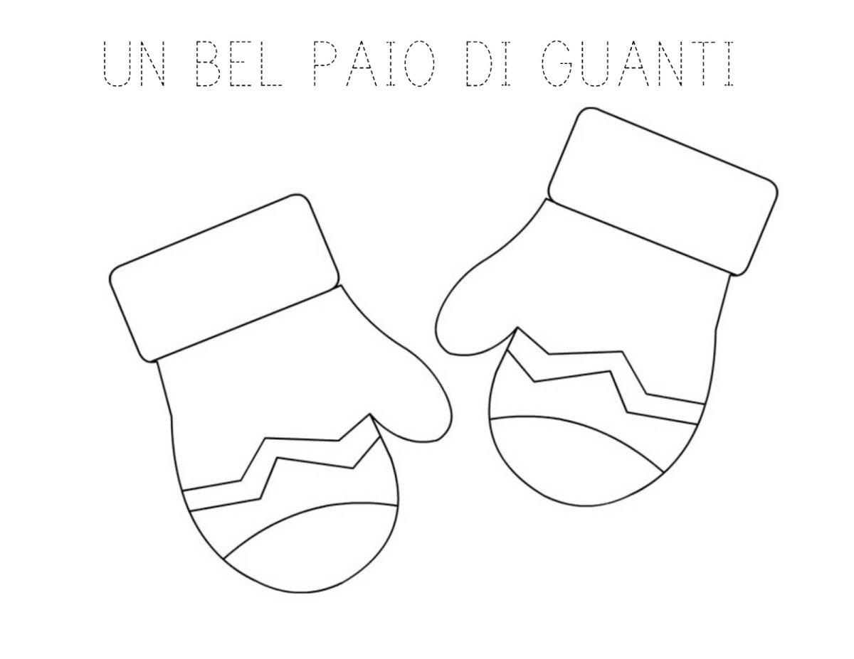 Трафарет новогоднего носка