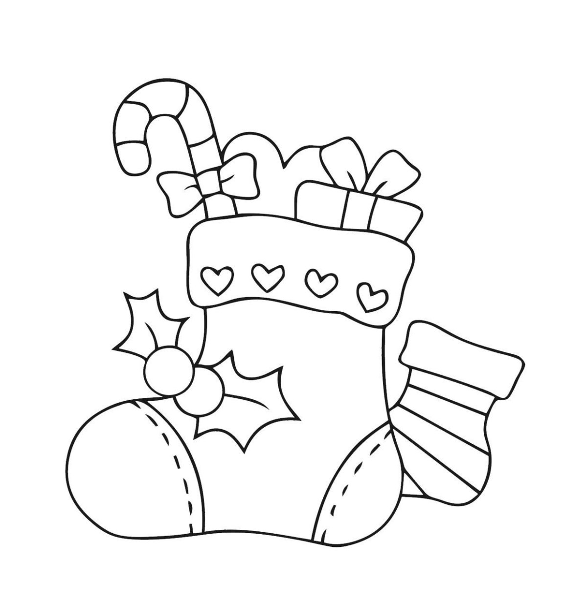 Рисунок для носков Старорусский