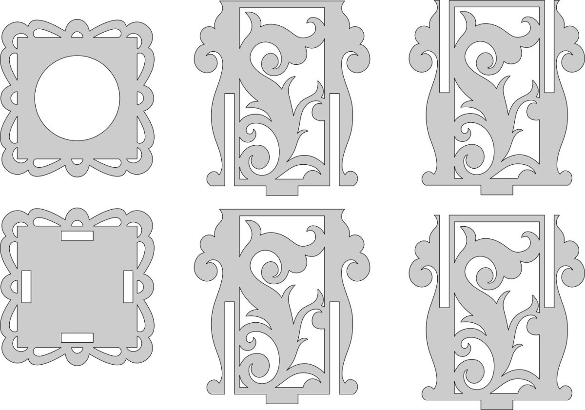 Трафареты для многослойных картин