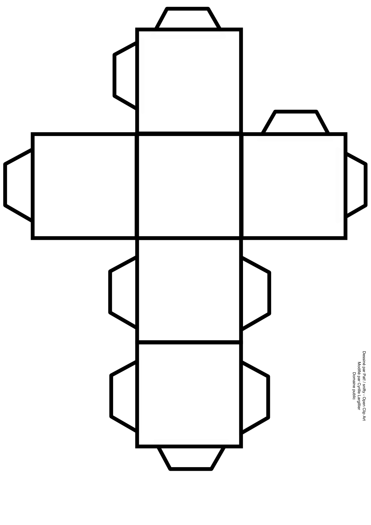 Флексагон развертка