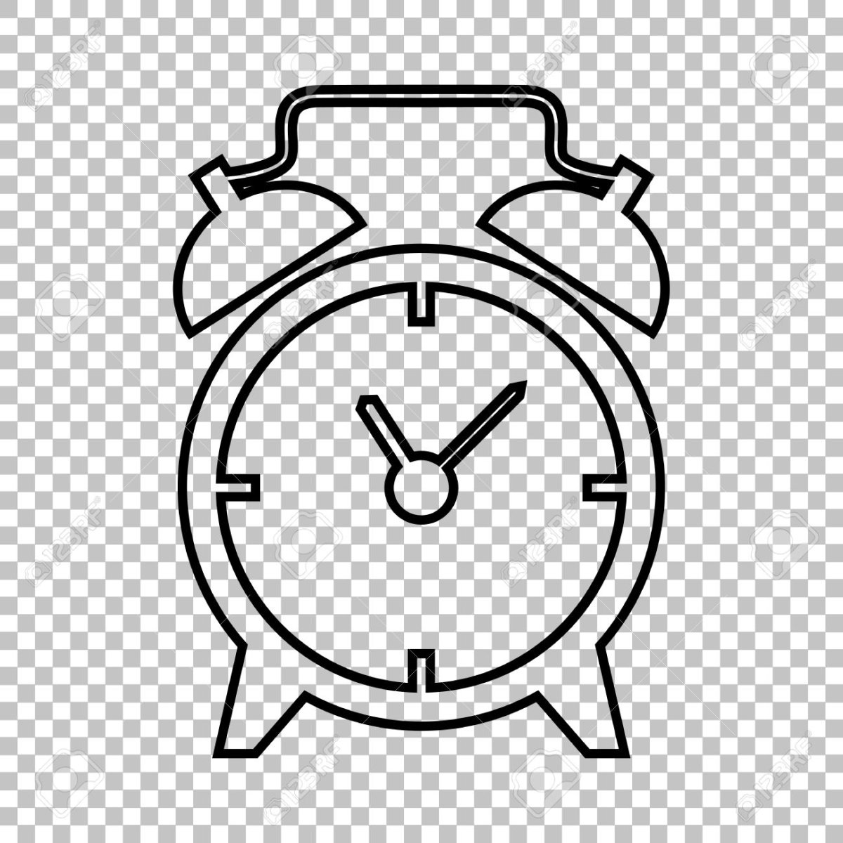 Будильник стилизованный