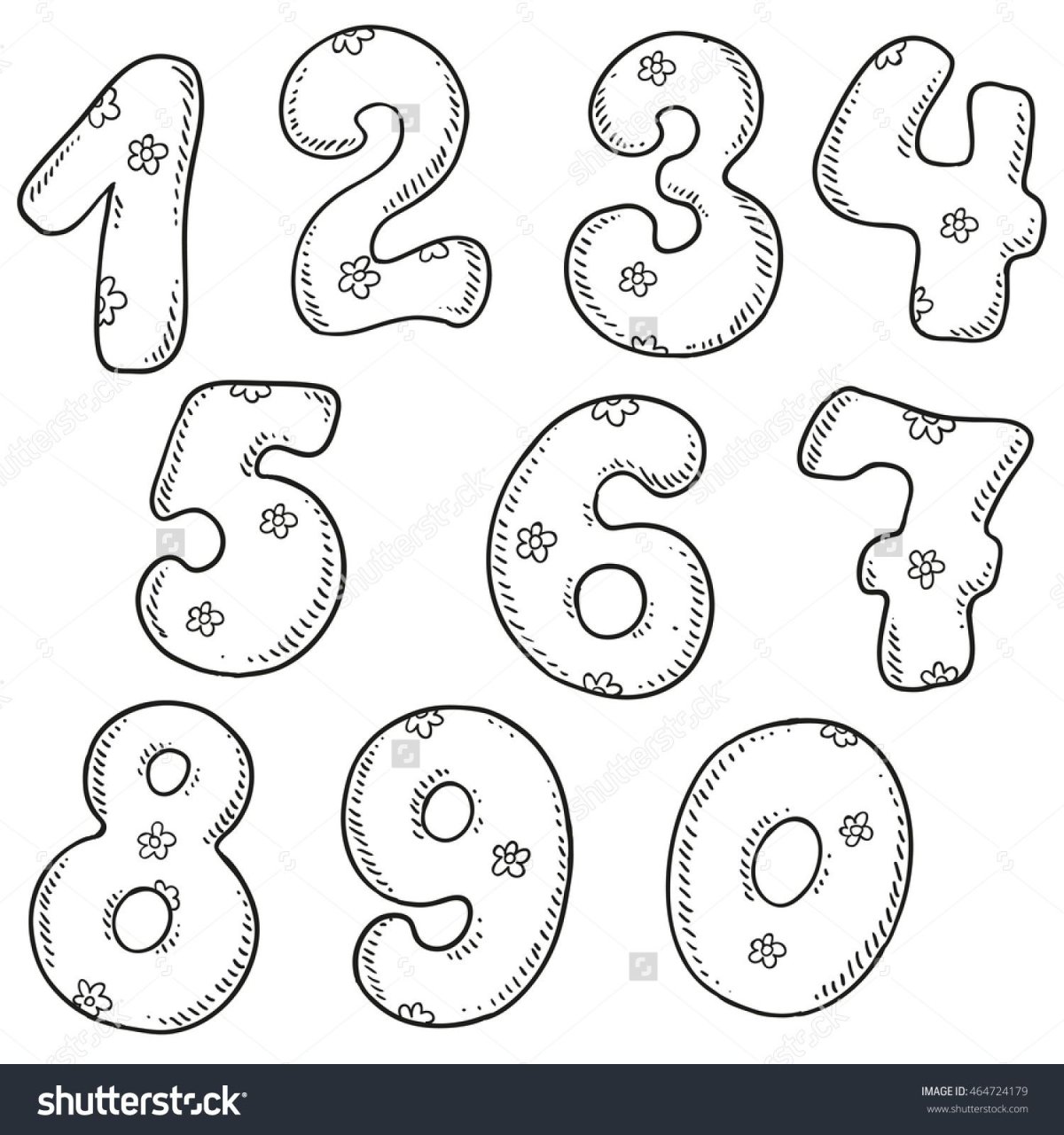 Трафарет "цифры"