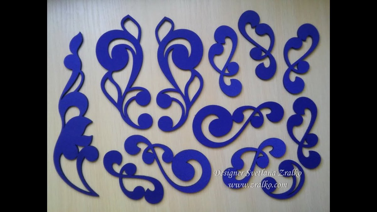 Завитушки для восточного костюма