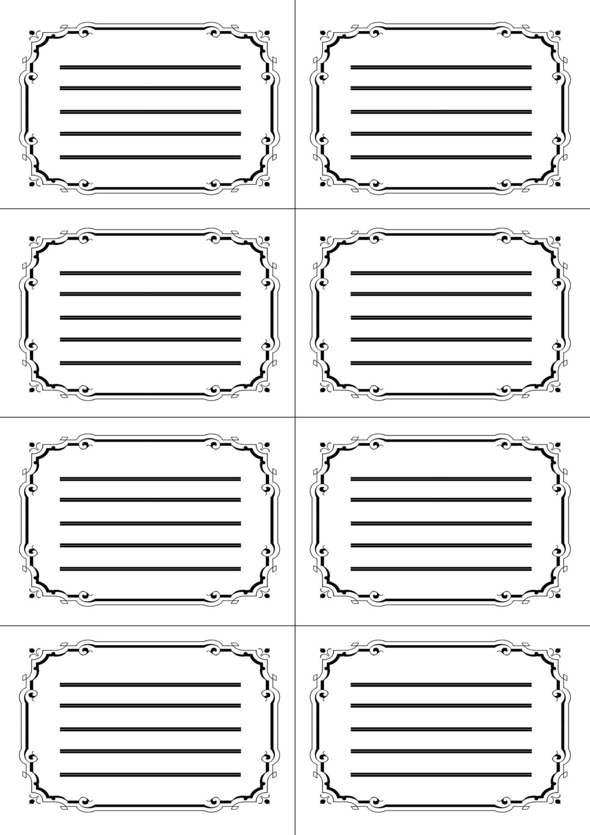 Стикеры для подписывания тетрадей