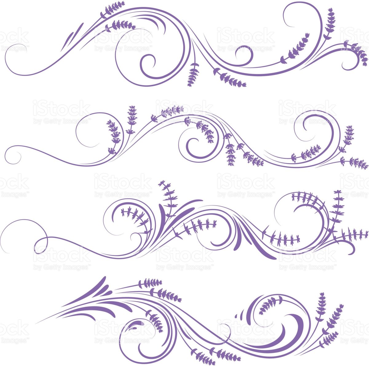 Лавандовые сердечки