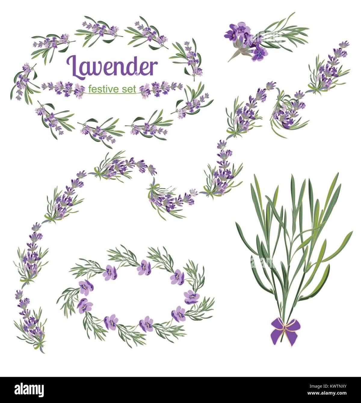 Веточка лаванды силуэт