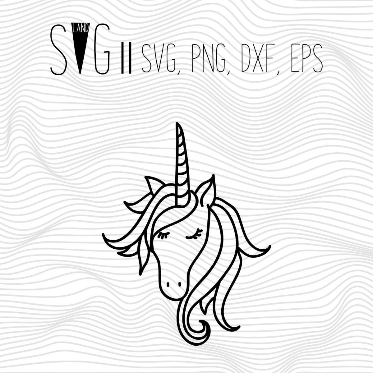 Стикеры для распечатки черно белые Единороги