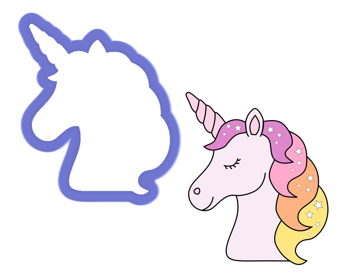 Единорог для принта