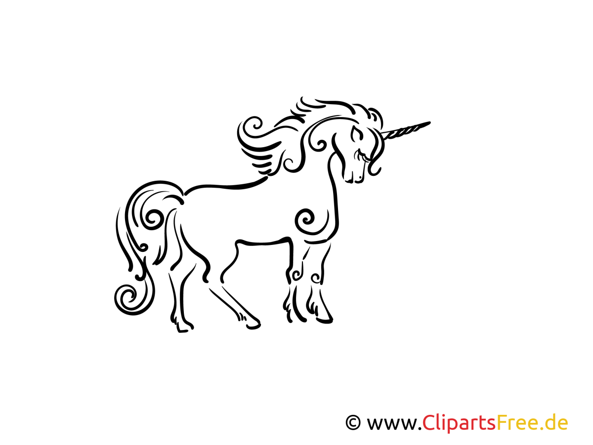 Трафарет единорога для ШИЦА рисование