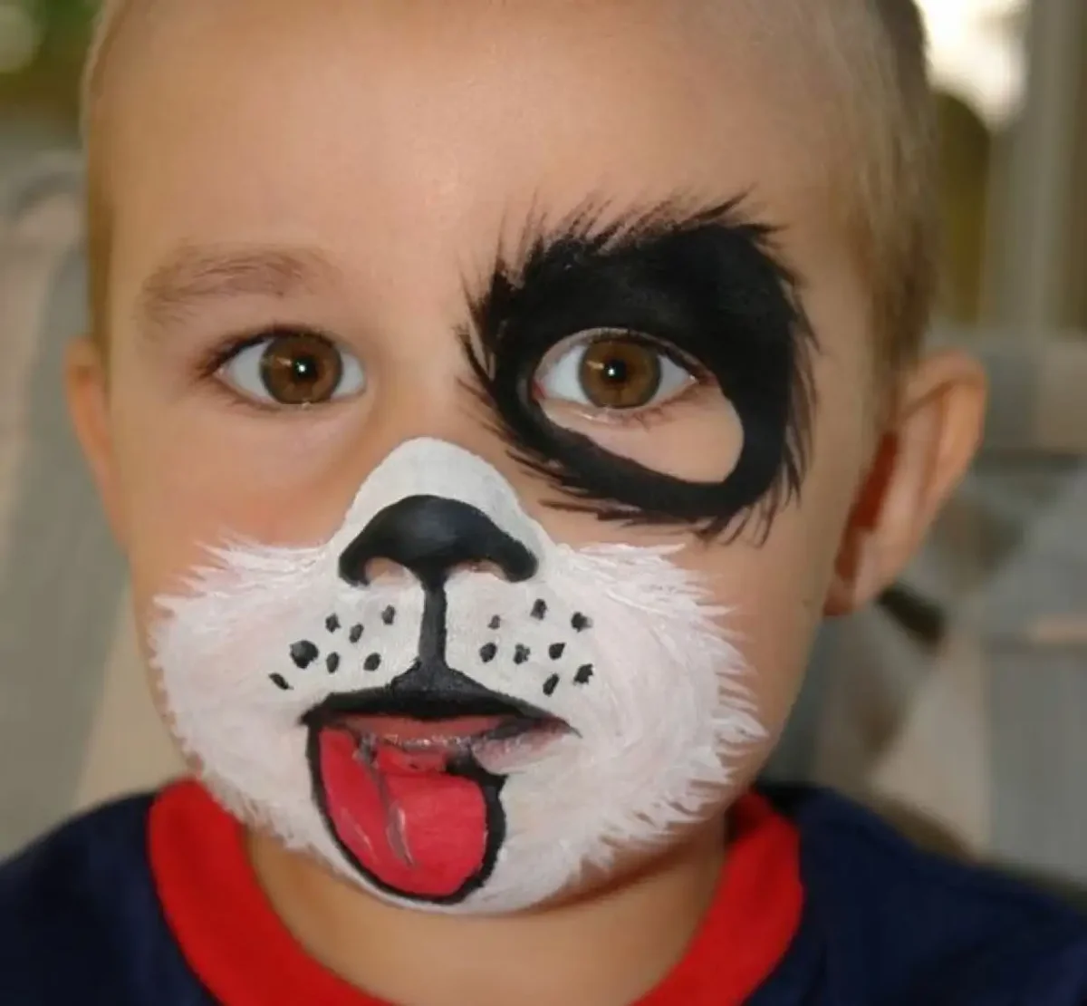 Грим с маской собачка