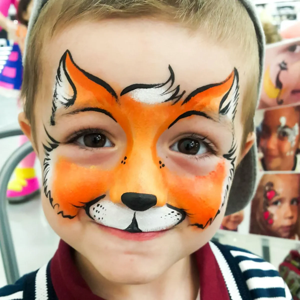 Детский грим кошечка